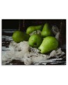 Modern Canvas paintings for the kitchen - Green pears | FEEBY
