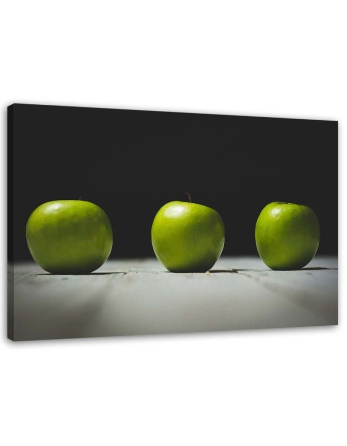 Canvas print Three green...