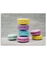 Decorative Canvas painting for wall - Colourful macarons | FEEBY