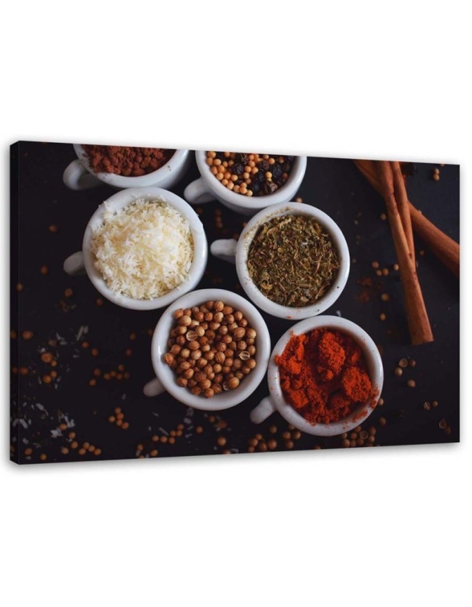 Elegant Canvas paintings for the kitchen - Spice set | FEEBY