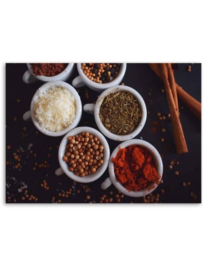 Elegant Canvas paintings for the kitchen - Spice set | FEEBY