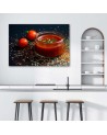Wall art painting for the kitchen - Tomato cream | FEEBY
