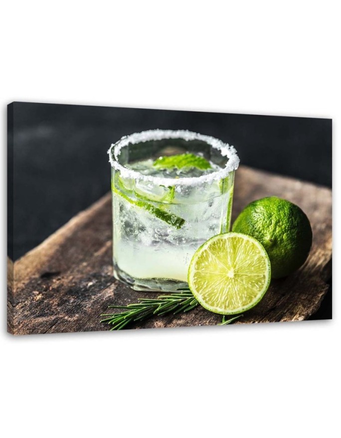 Designer Canvas prints for the home - Refreshing drink with lime | FEEBY