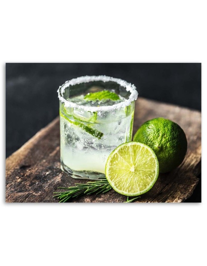 Designer Canvas prints for the home - Refreshing drink with lime | FEEBY