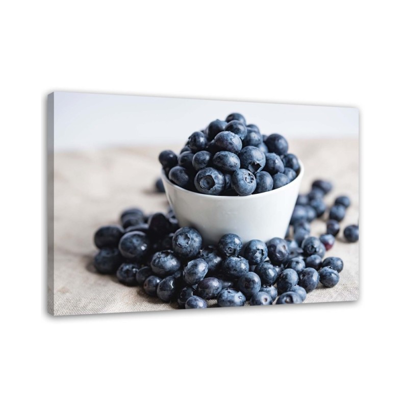 Prints on Canvas kitchen wall art - Berries in a bowl | FEEBY