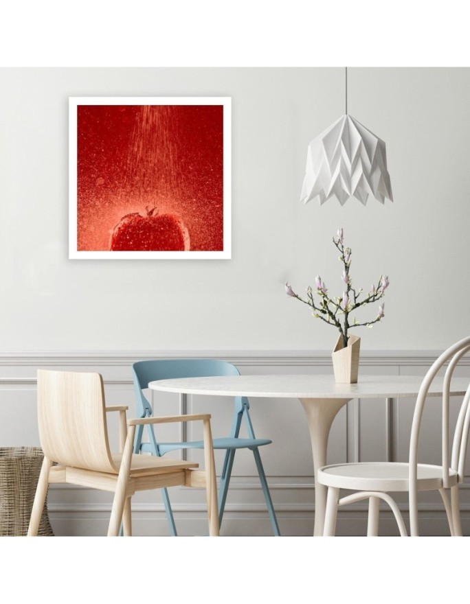 Modern Canvas paintings for the home for the kitchen - Tomato and water droplets | FEEBY