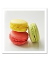 Wall art painting for the kitchen - Tasty macarons | FEEBY