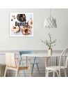 Canvas wall art picture for the kitchen - Appetising Donats | FEEBY