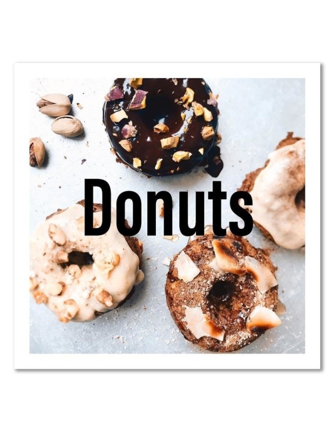 Canvas wall art picture for the kitchen - Appetising Donats | FEEBY