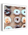 Wall art painting for the kitchen - Gourmet donats | FEEBY