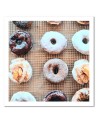 Wall art painting for the kitchen - Gourmet donats | FEEBY