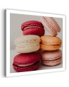 Modern Canvas paintings for the kitchen - Appetising macarons | FEEBY