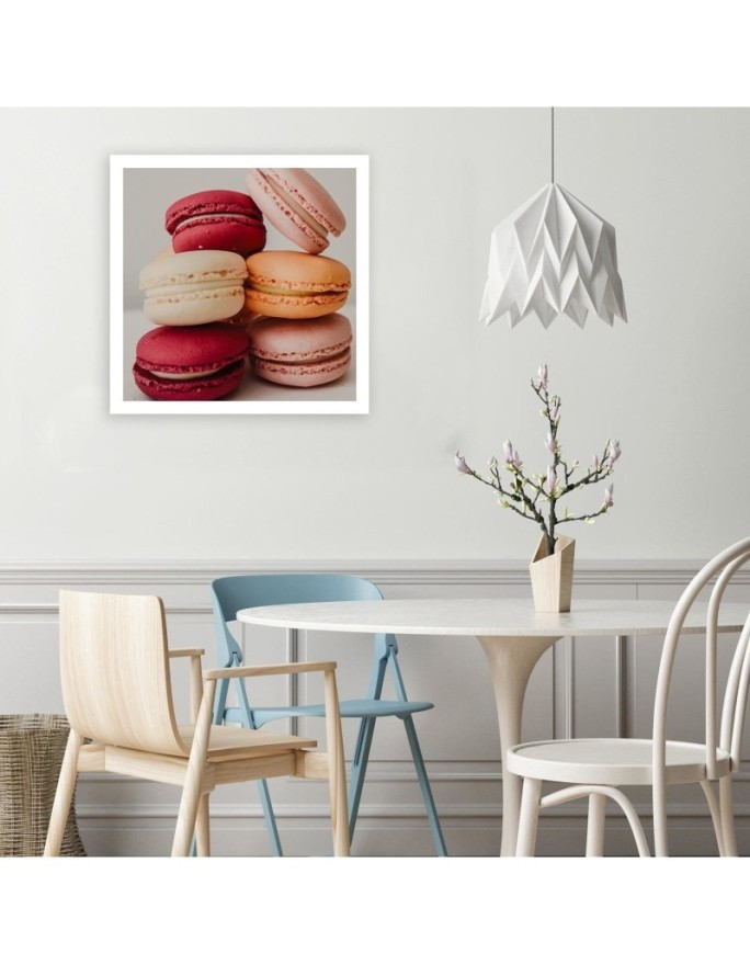 Modern Canvas paintings for the kitchen - Appetising macarons | FEEBY