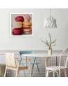 Modern Canvas paintings for the kitchen - Appetising macarons | FEEBY