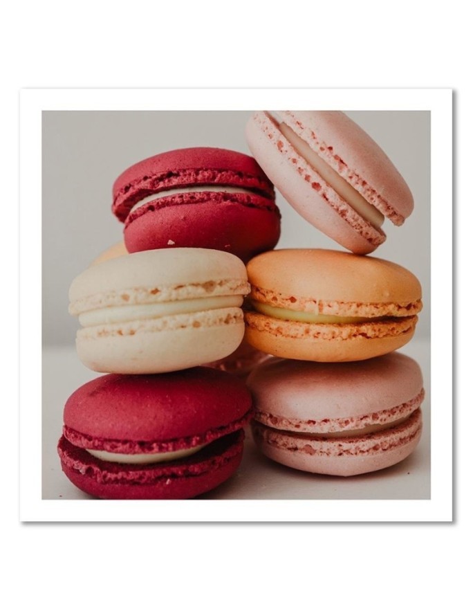 Modern Canvas paintings for the kitchen - Appetising macarons | FEEBY
