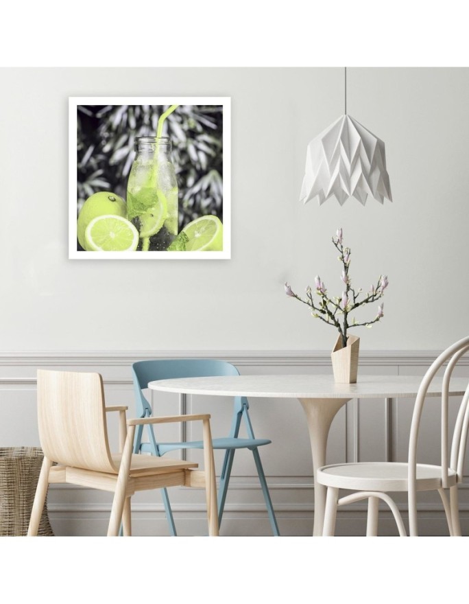 Wall Canvas painting for the kitchen - Beverage and limes | FEEBY