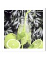 Wall Canvas painting for the kitchen - Beverage and limes | FEEBY