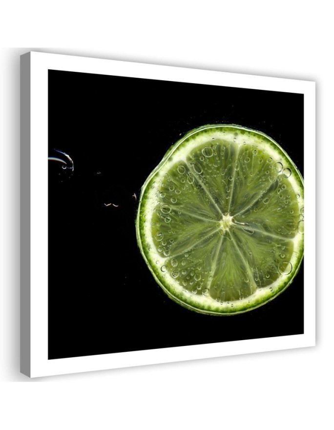 Canvas print Slice of lime...