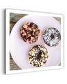 Canvas prints for home kitchen - Three Donuts | FEEBY