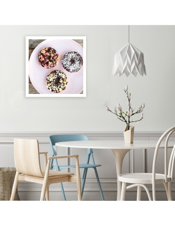 Canvas prints for home kitchen - Three Donuts | FEEBY