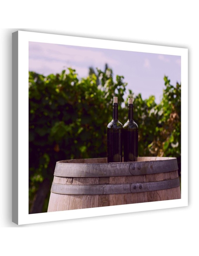 Canvas print Wine bottles...