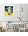 Modern canvas painting - Beverage and lemons | FEEBY