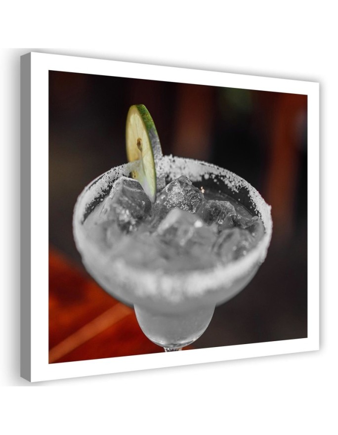 Canvas print Drink with lime