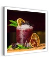 Canvas prints for the kitchen - Drink and lemon slice | FEEBY