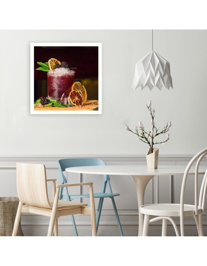 Canvas prints for the kitchen - Drink and lemon slice | FEEBY