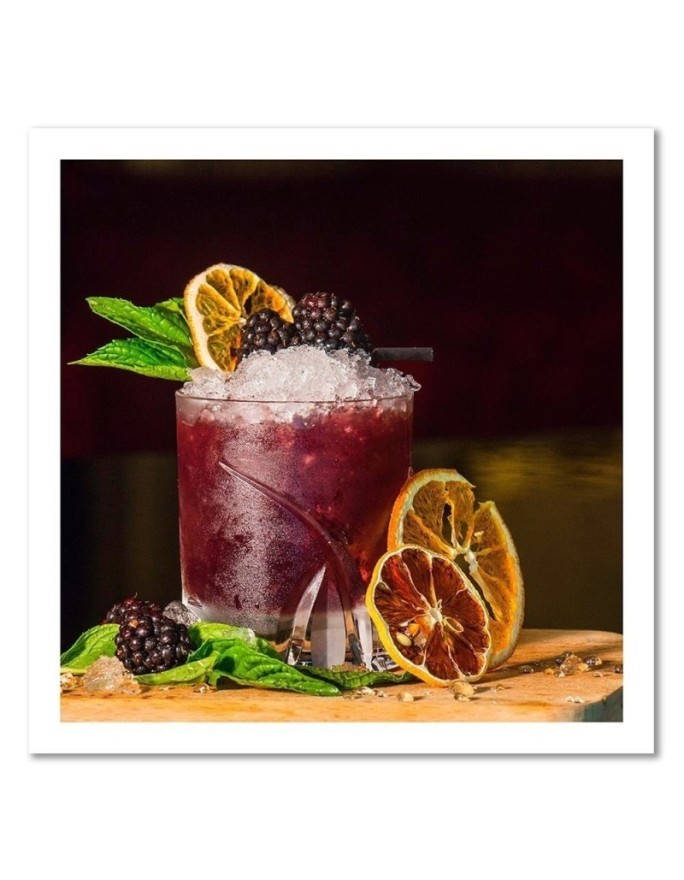 Canvas prints for the kitchen - Drink and lemon slice | FEEBY
