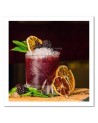 Canvas prints for the kitchen - Drink and lemon slice | FEEBY