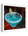 Canvas prints idea for the kitchen - Glass with blue drink | FEEBY