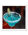 Canvas prints idea for the kitchen - Glass with blue drink | FEEBY