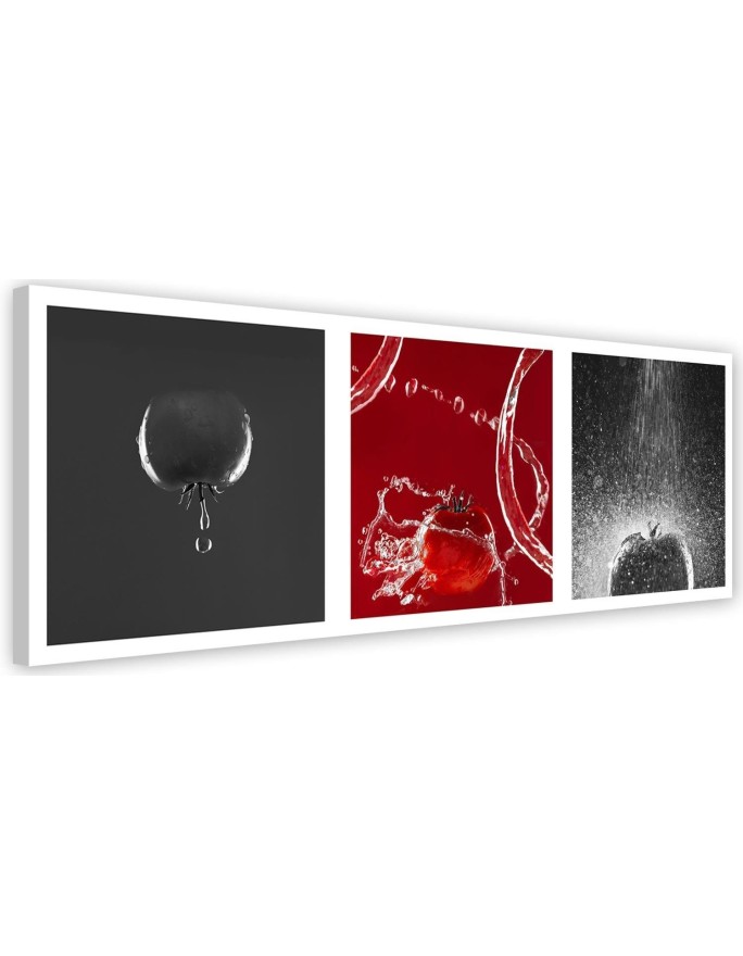Wall art painting for dining room - Tomatoes water vegetables | FEEBY