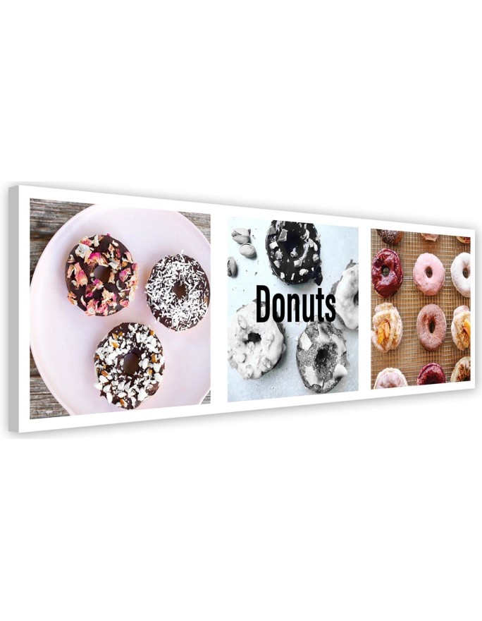 Wall art painting - Colourful donats set | FEEBY