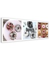 Wall art painting - Colourful donats set | FEEBY