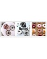 Wall art painting - Colourful donats set | FEEBY
