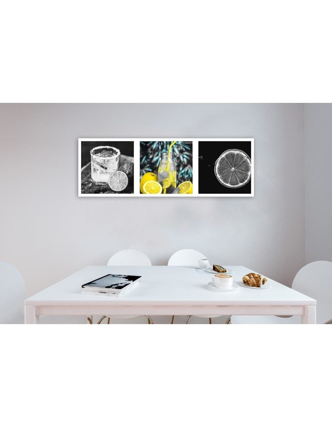 Wall art painting for kitchen - Lemons drink | FEEBY