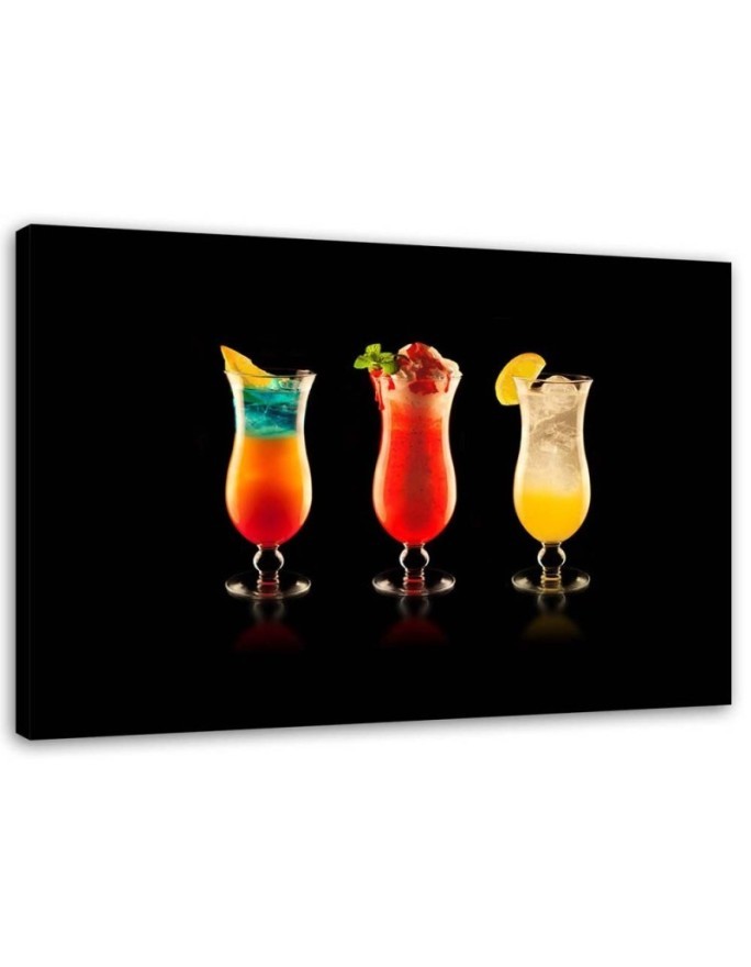 Wall Canvas painting for bar or pub - Cocktails drinks | FEEBY