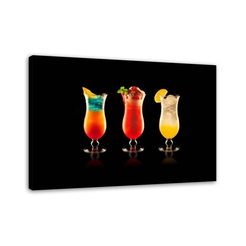 Wall Canvas painting for bar or pub - Cocktails drinks | FEEBY