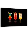Wall Canvas painting for bar or pub - Cocktails drinks | FEEBY