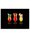 Wall Canvas painting for bar or pub - Cocktails drinks | FEEBY