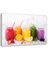 Decorative Canvas painting for kitchen - Healthy fruit cocktails | FEEBY