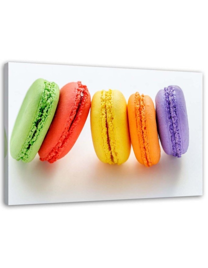 Canvas print French Macarons