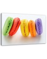 Modern Canvas painting for the kitchen - French macarons | FEEBY