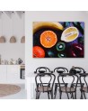 Canvas prints for the kitchen or dining room - Exotic fruits | FEEBY