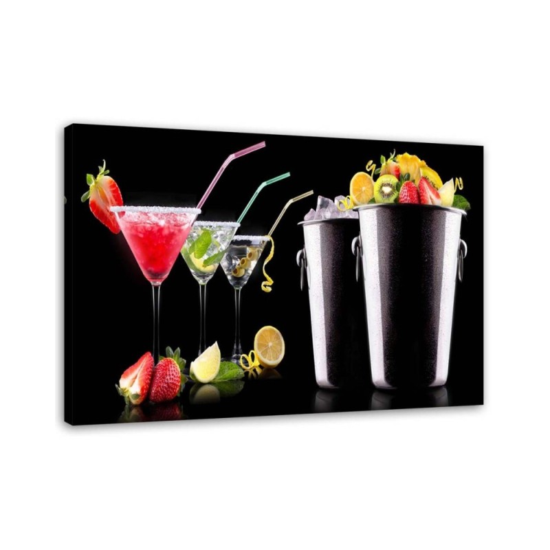 Canvas prints for a bar or pub - Drinks and fruit bartender | FEEBY