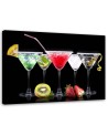 Wall art painting for bar or pub - Colourful drinks and fruits | FEEBY