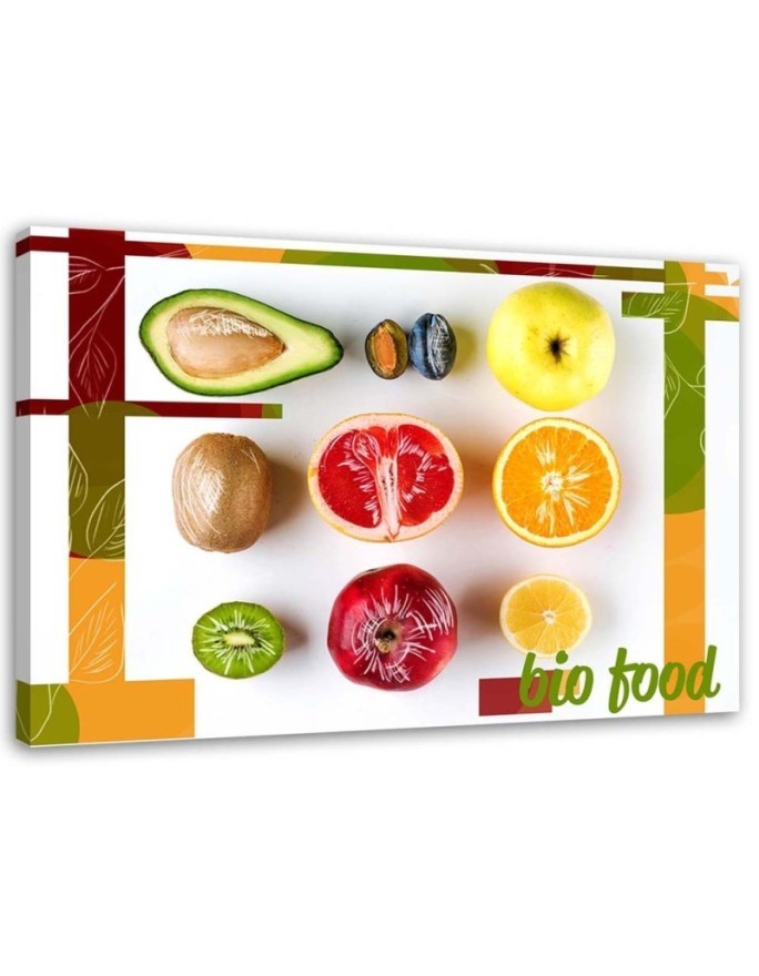 Modern painting for kitchen or dining room - Colourful fruits | FEEBY