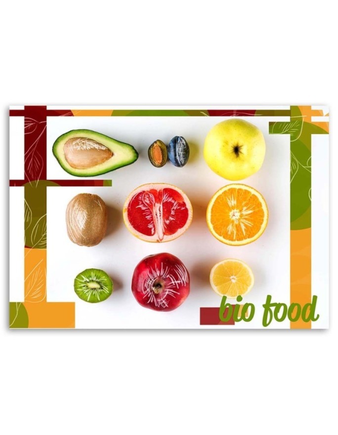 Modern painting for kitchen or dining room - Colourful fruits | FEEBY
